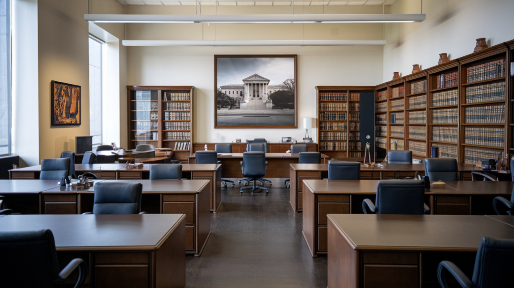 Legal books and Wills Lawyers documents on a table.